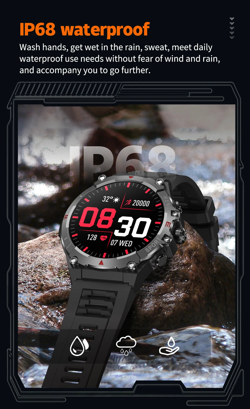 COLMI V76 GPS Smartwatch | Ultra AMOLED & Bluetooth Call