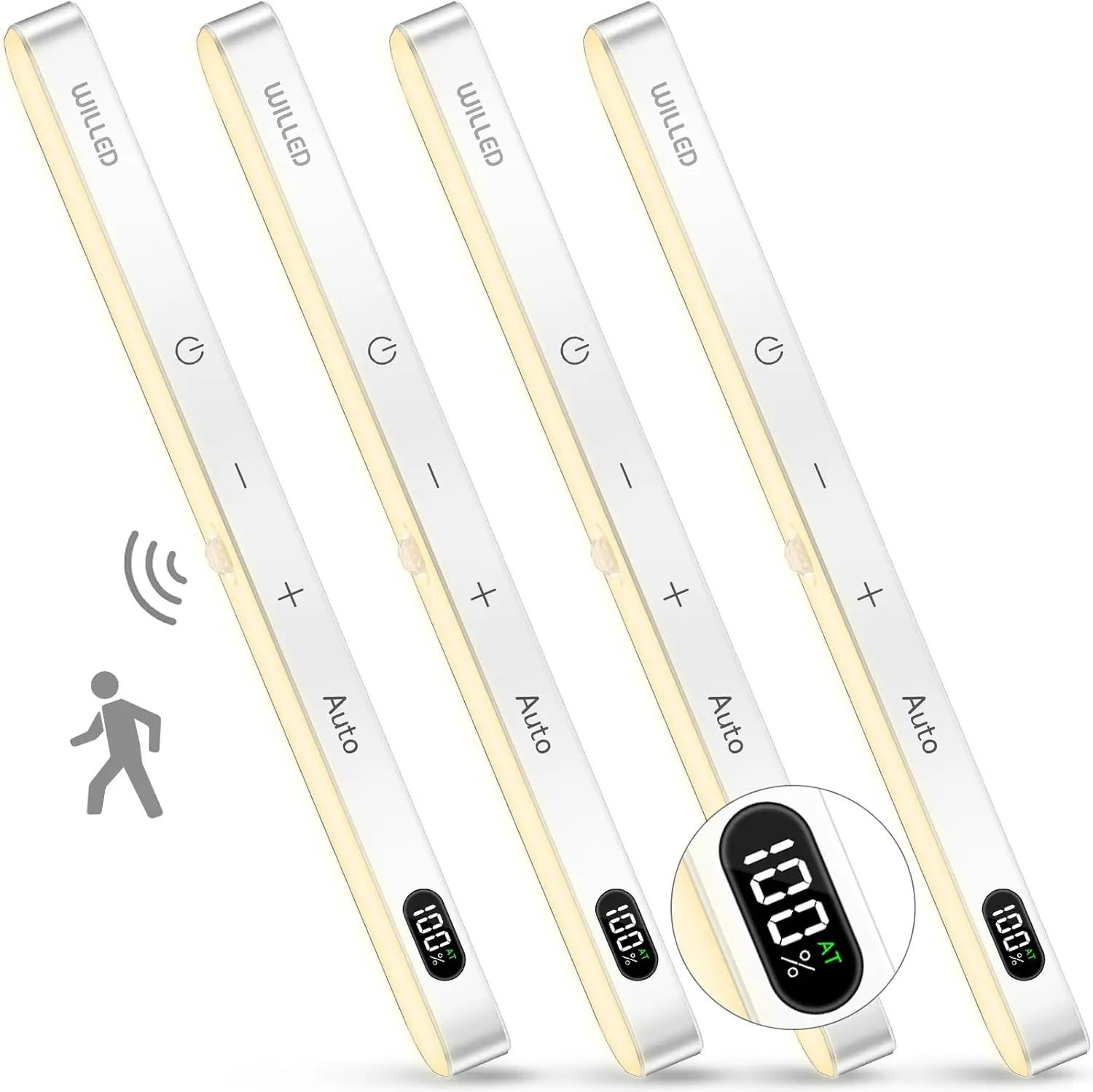 WILLED Wireless LED Motion Sensor Cabinet Light - Warm Glow
