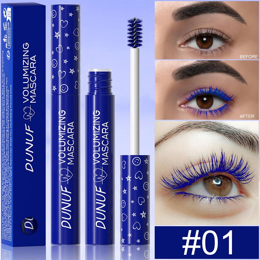 Colorful Curling Waterproof Mascara - Fast Dry & Extension Effect