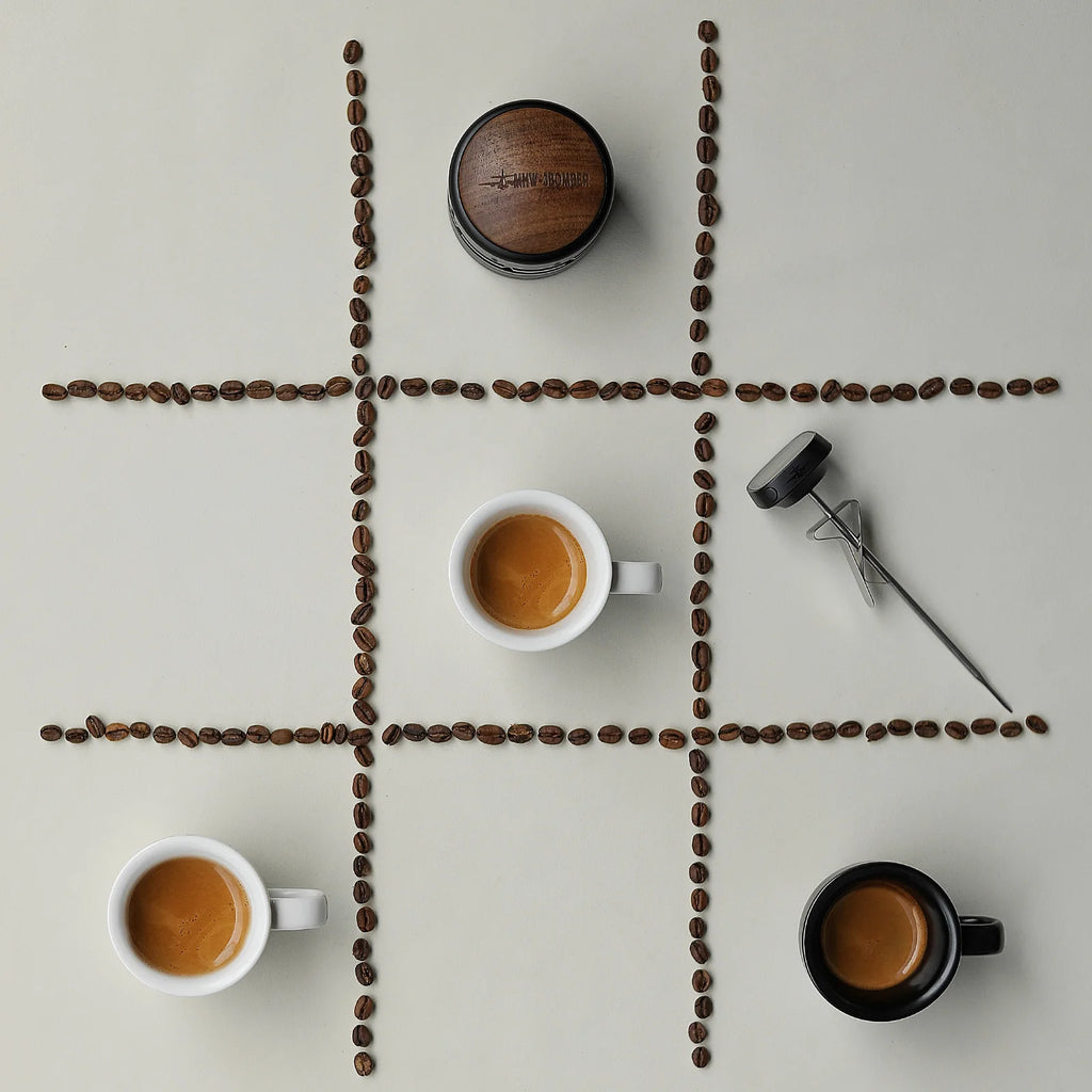 MHW-3BOMBER 80ml Ceramic Espresso Mug & Saucer for Latte Art