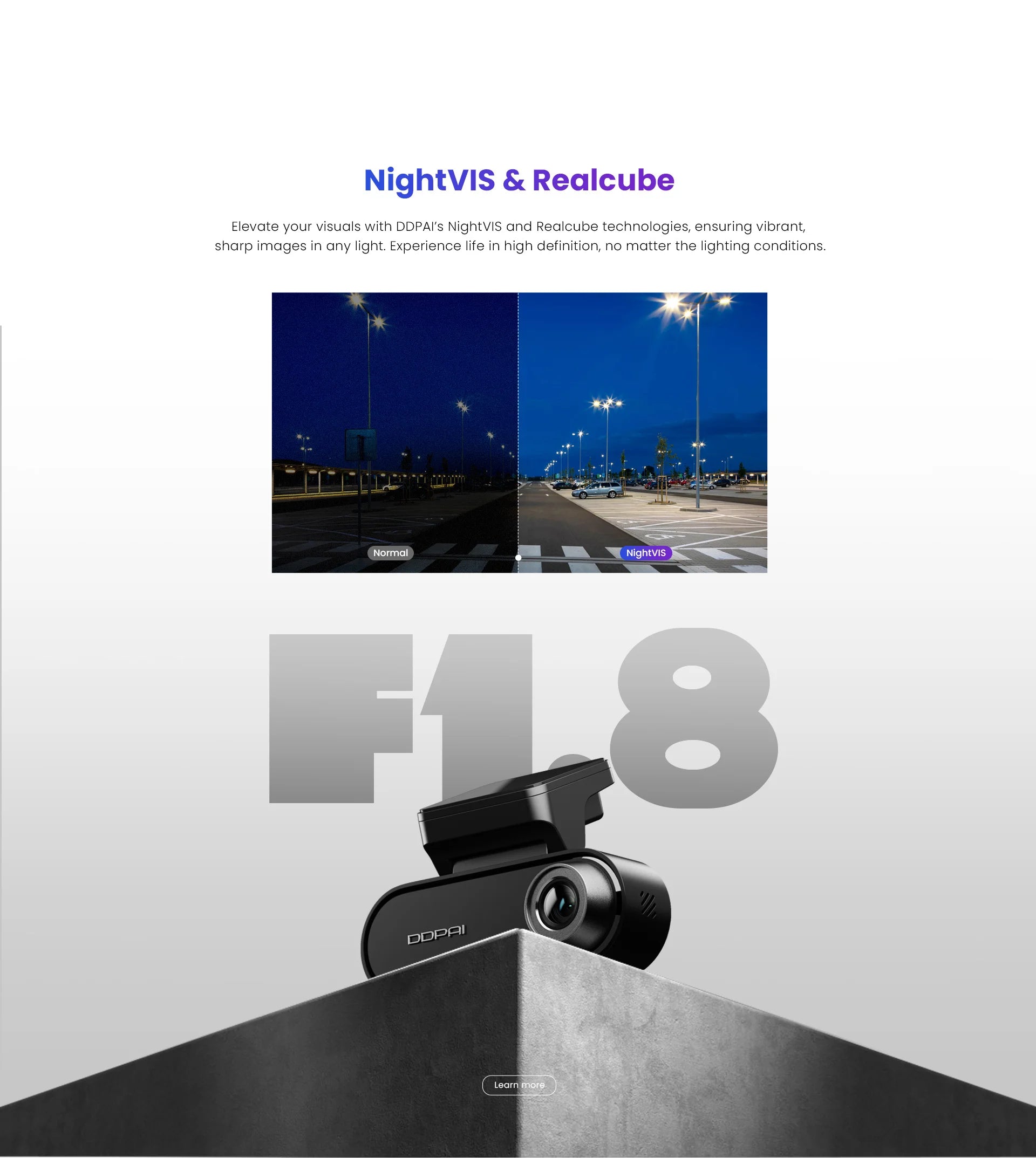 DDPAI N5 Dual 4K Dash Cam - Front & Rear, NightVIS, ADAS, GPS