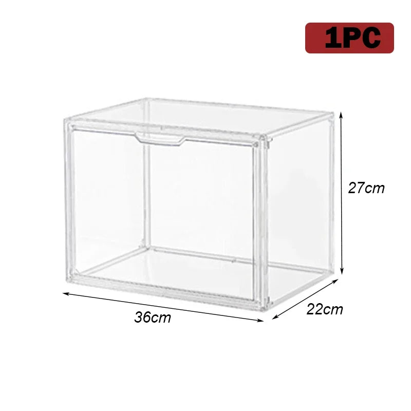 Large Capacity Clear Acrylic Organizer Box for Figures, Blind Boxes & Makeup