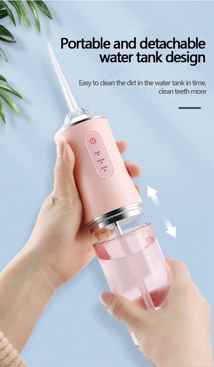 Oral Irrigator Dental Water Jet Flosser - Teeth Whitening & Cleaning Tool