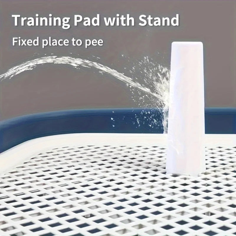 Vabena Dog Potty Training Toilet | Reusable Pee Pad Holder with Net