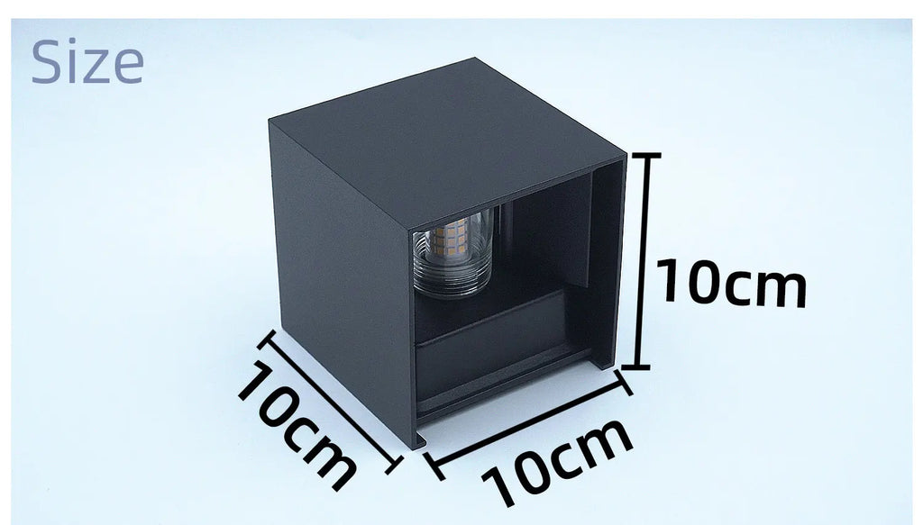 KICAAO Modern Architectural Waterproof LED Wall Lamp | Outdoor Lighting