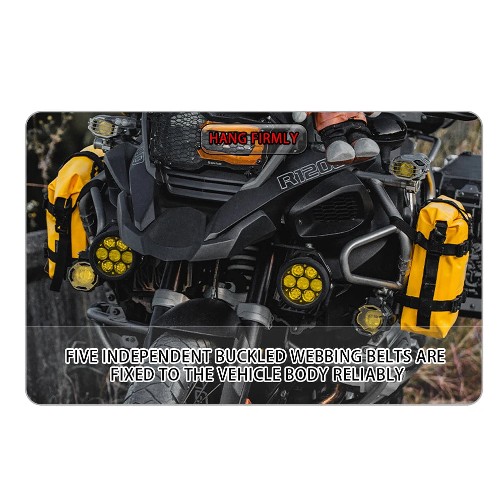 Motorcycle Frame Crash Bar Bag for BMW R1250GS R1200GS ADV Honda NC750X CB500X - Waterproof Tool Storage