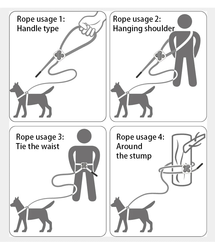 Dog Harness Leash Set - Adjustable, Reflective for Small to Medium Pets