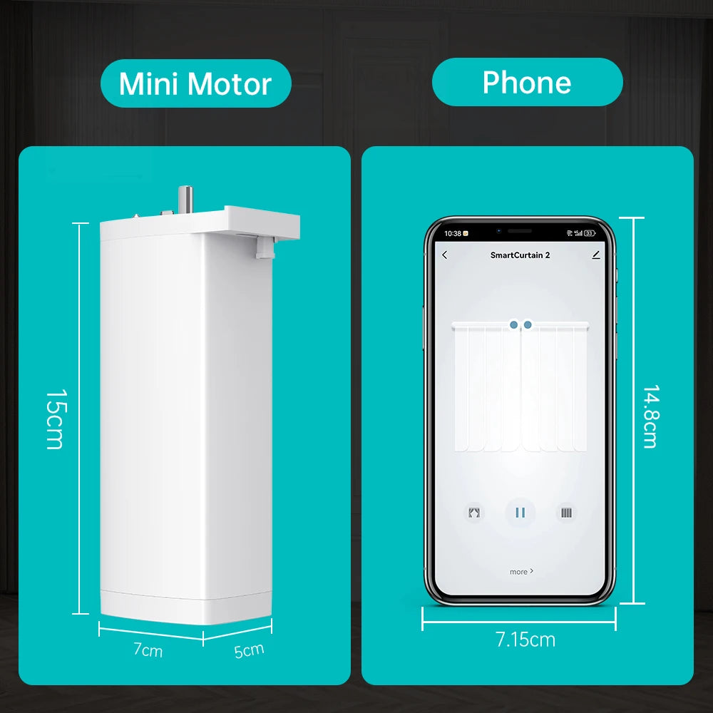 Silent Tuya Smart Curtain Motor | Automated Window Blinds