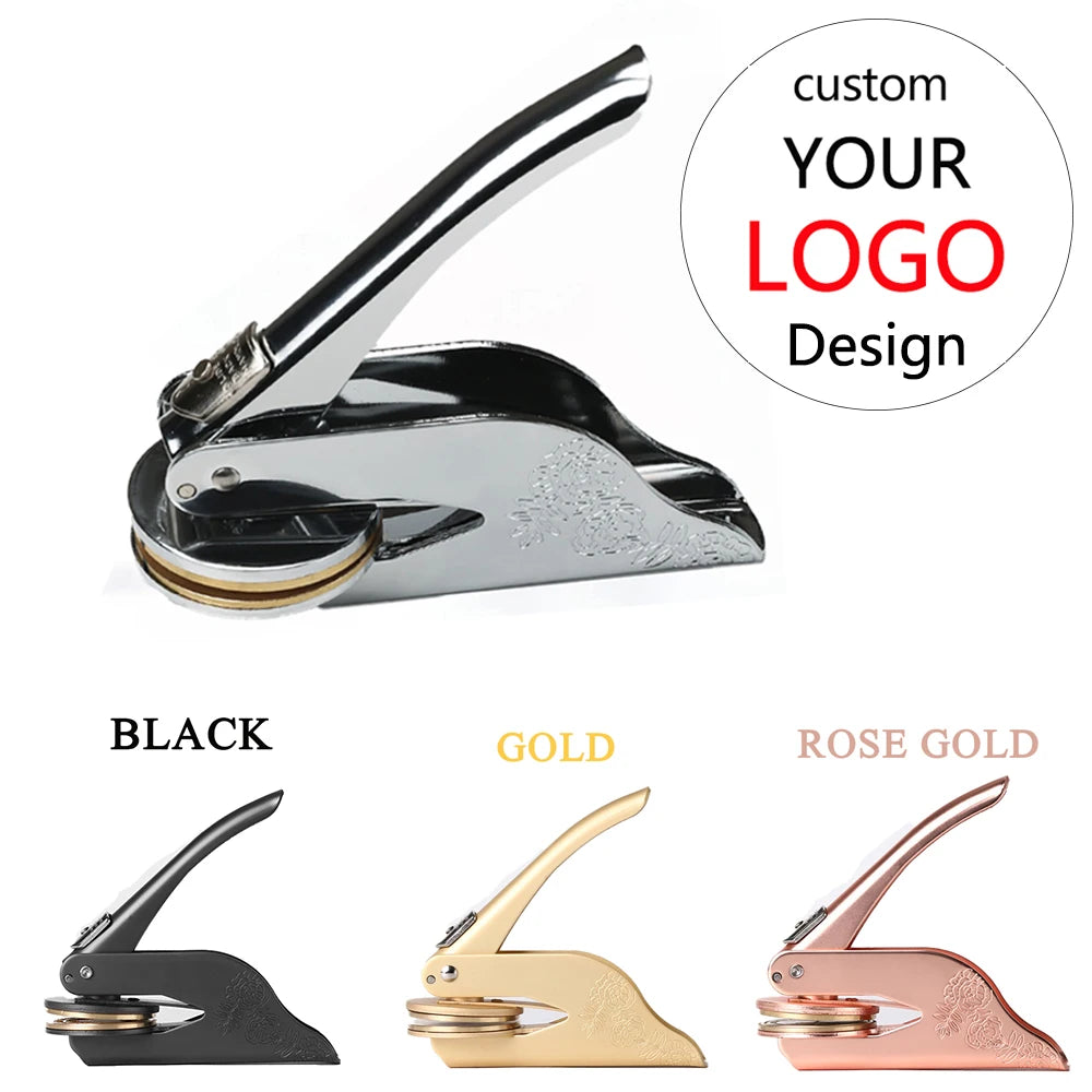Custom Embosser Stamp for Books, Weddings & Invitations | DIY Seal