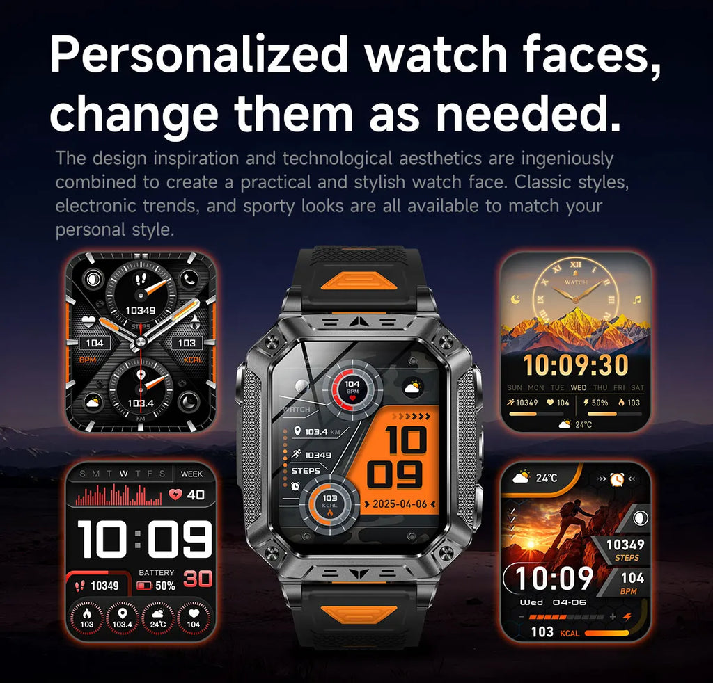 Apex Outdoor Smartwatch | GPS, Flashlight, AMOLED, 10ATM - Your Ultimate Adventure Companion
