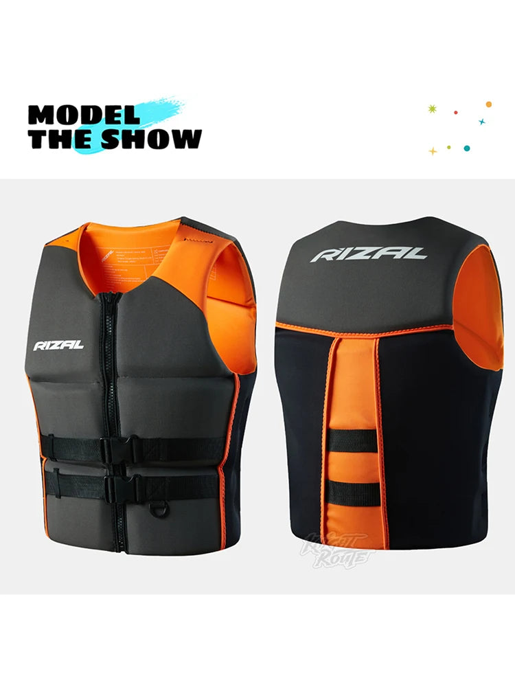 RIZAL Slim Fit Buoyancy Vest for Water Sports - Kayaking, Surfing, Paddleboarding