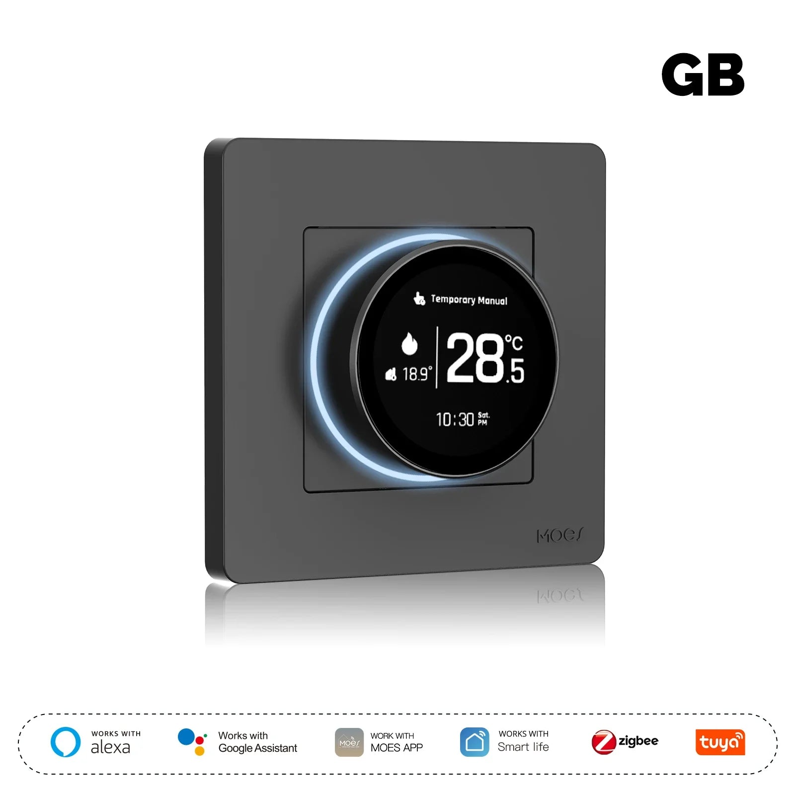 MOES Smart Knob Thermostat - Wi-Fi Heating Control