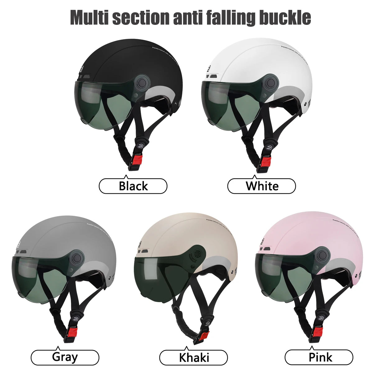 PEMILA Cycling Helmet with Goggles, Ear Protection & Reflective Safety - Adult MTB Road E-Bike