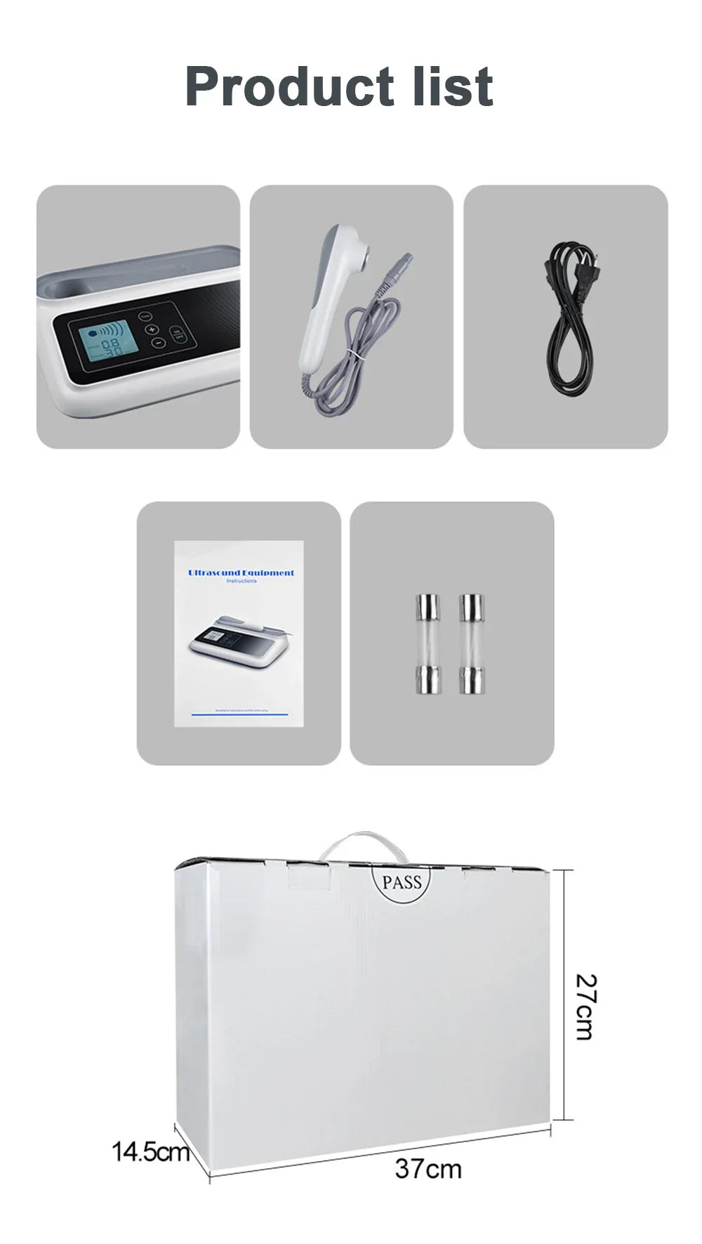 Ultrasonic Therapy Machine for Pain Relief | 1MHz Ultrasound Device