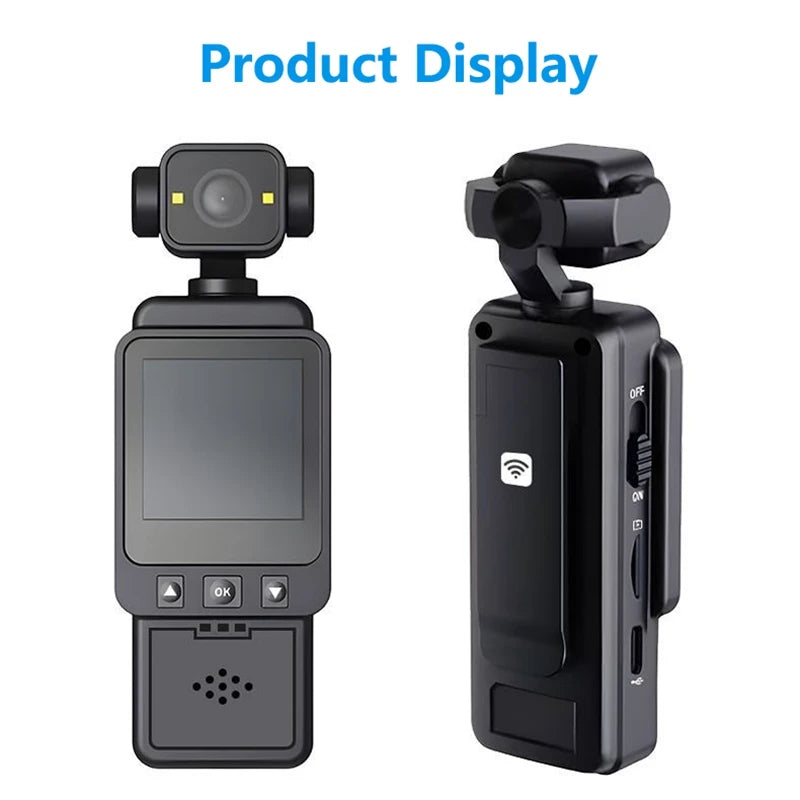 Lenovo 4K Waterproof Action Camera with Dual Screens