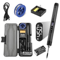 Portable USB-C Soldering Iron Set - 600mAh Battery, Adjustable Temp for DIY & Repairs