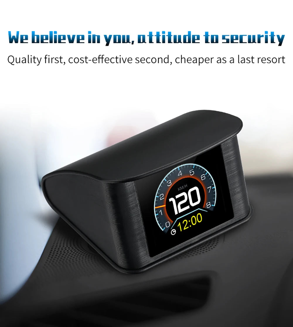 P10 PRO OBD2 Head Up Display - Smart Digital Meter Speedometer