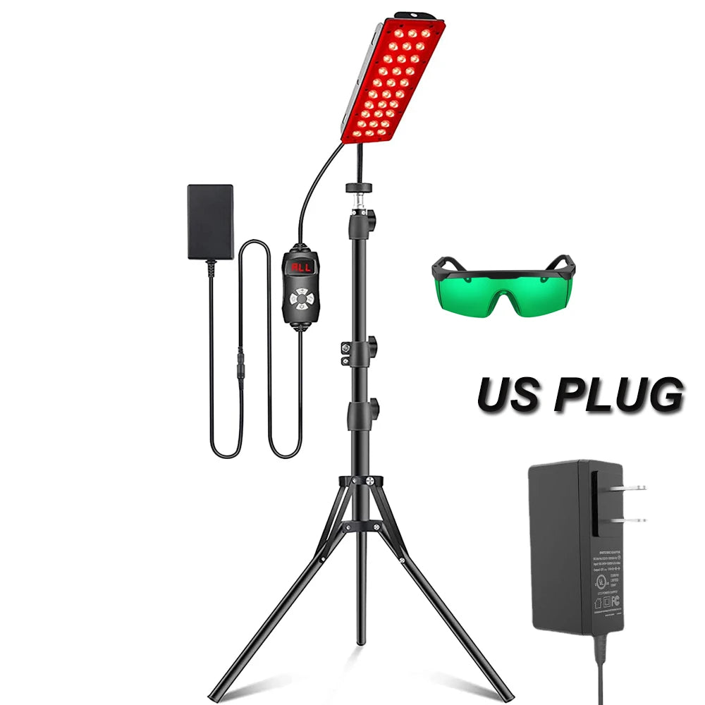 LED Red Light Therapy Lamp for Full Body & Face - Near Infrared for Joint Pain, Muscle Relief & Beauty