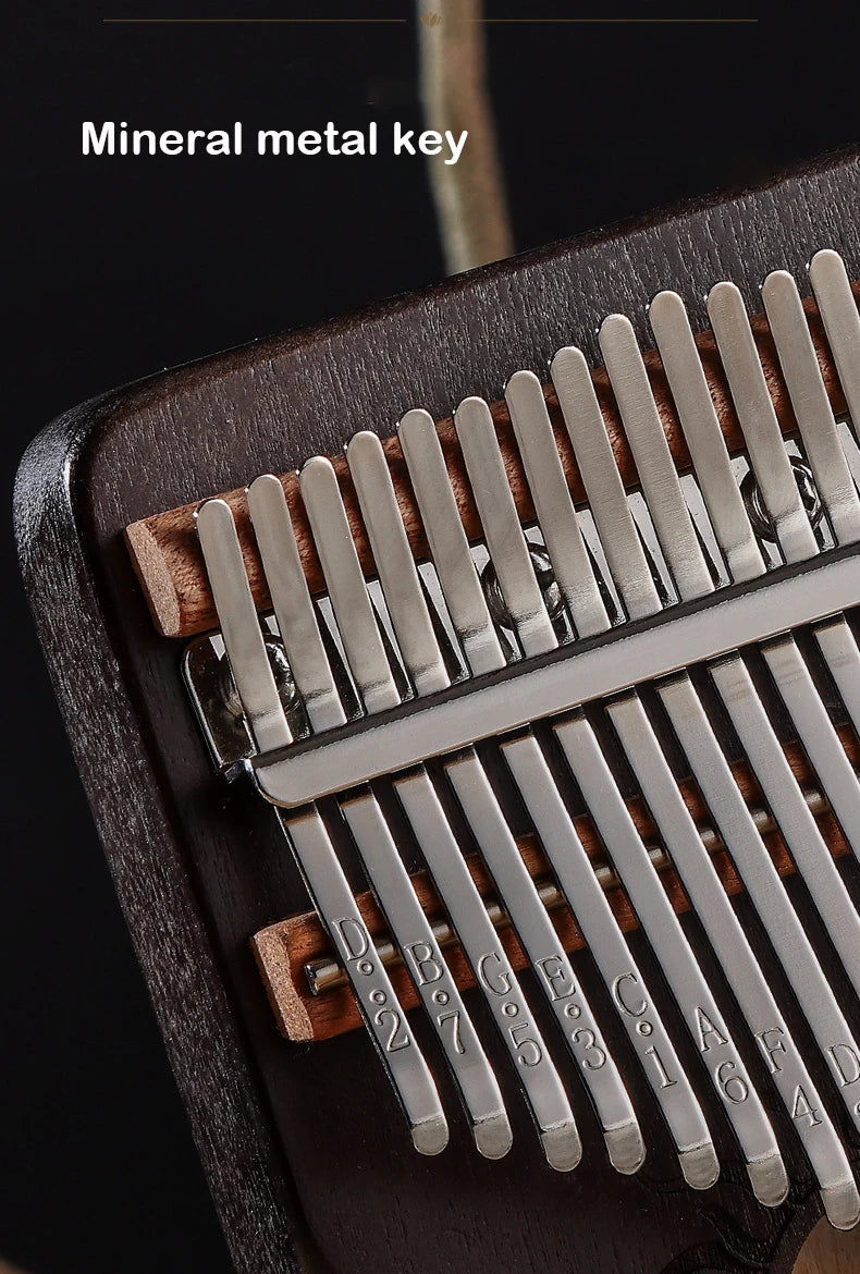 Hluru 17/21 Keys Kalimba Finger Piano - Musical Instrument for Beginners