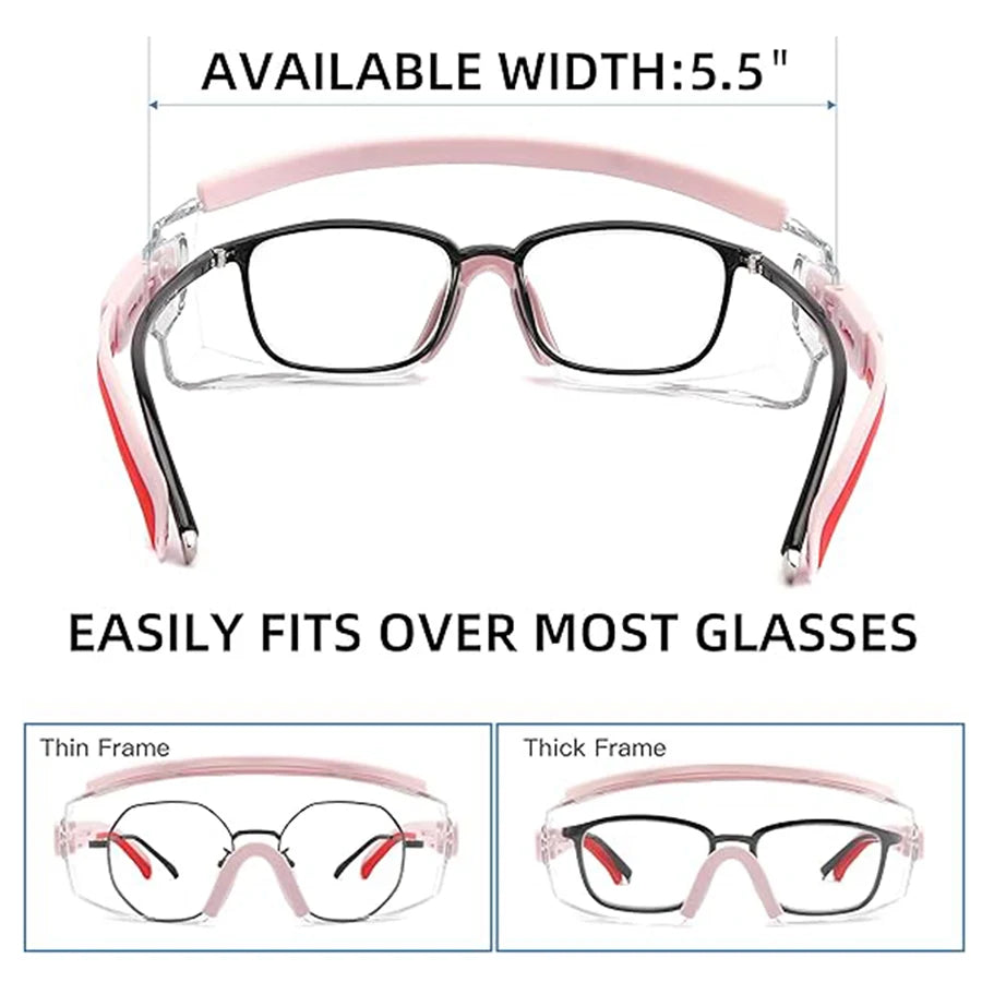 Safety Goggles Over Glasses - Anti-Fog ANSI Z87 CE Eye Protection