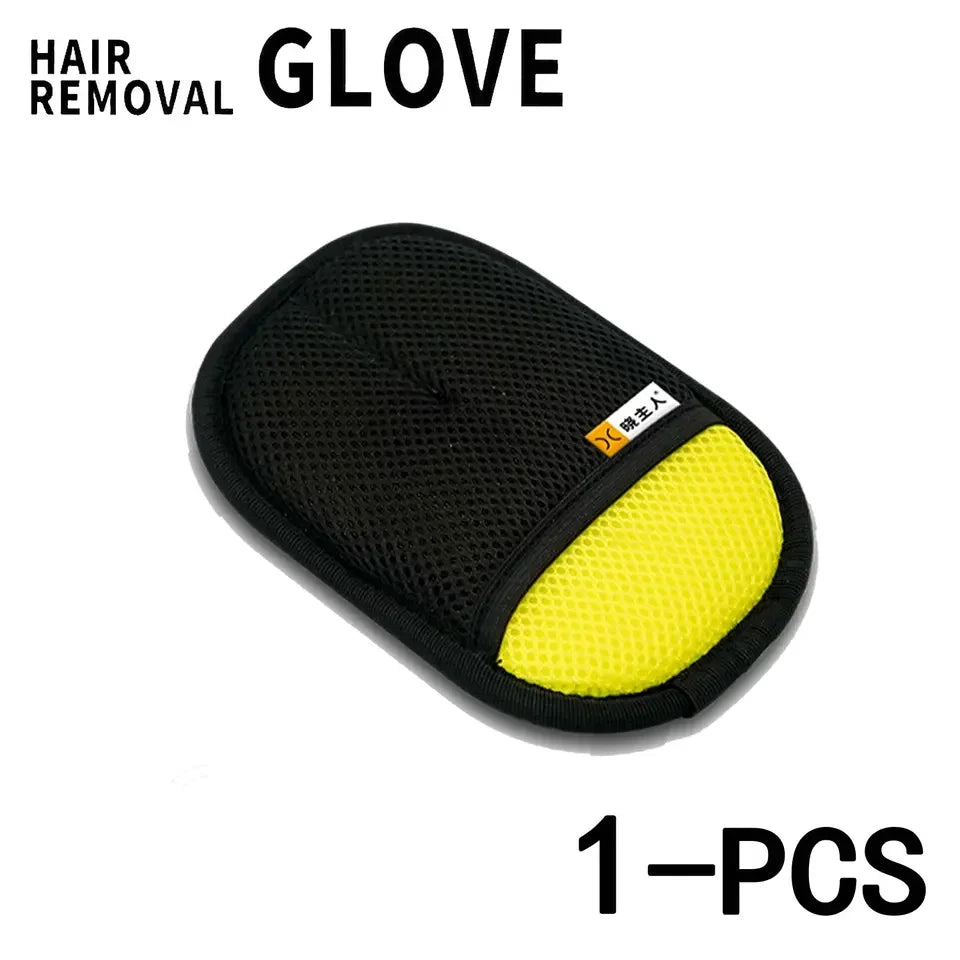 Pet Hair Removal Glove | Two-Way Electrostatic Brush for Cats, Dogs, Furniture & Clothes