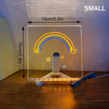 LED Note Board & Night Light | RGB Erasable Drawing Board for Kids