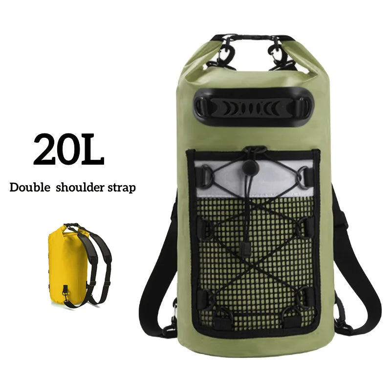 Waterproof Dry Bag Backpack for Kayaking & Outdoor Adventures - 10L/20L