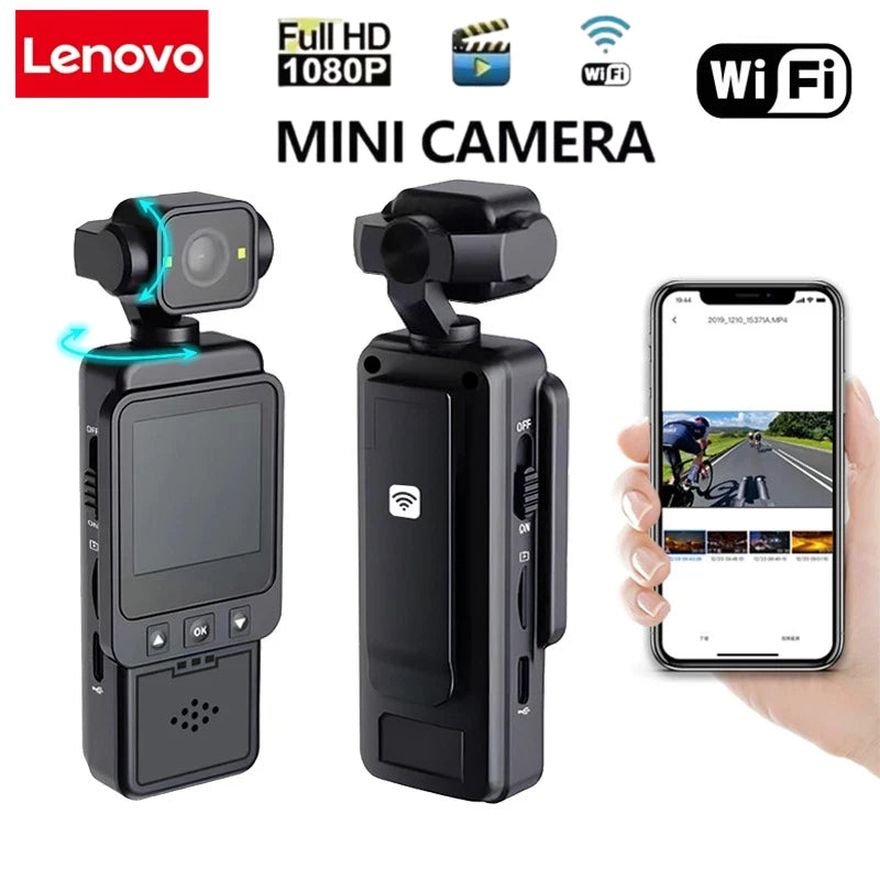 Lenovo 4K Waterproof Action Camera with Dual Screens