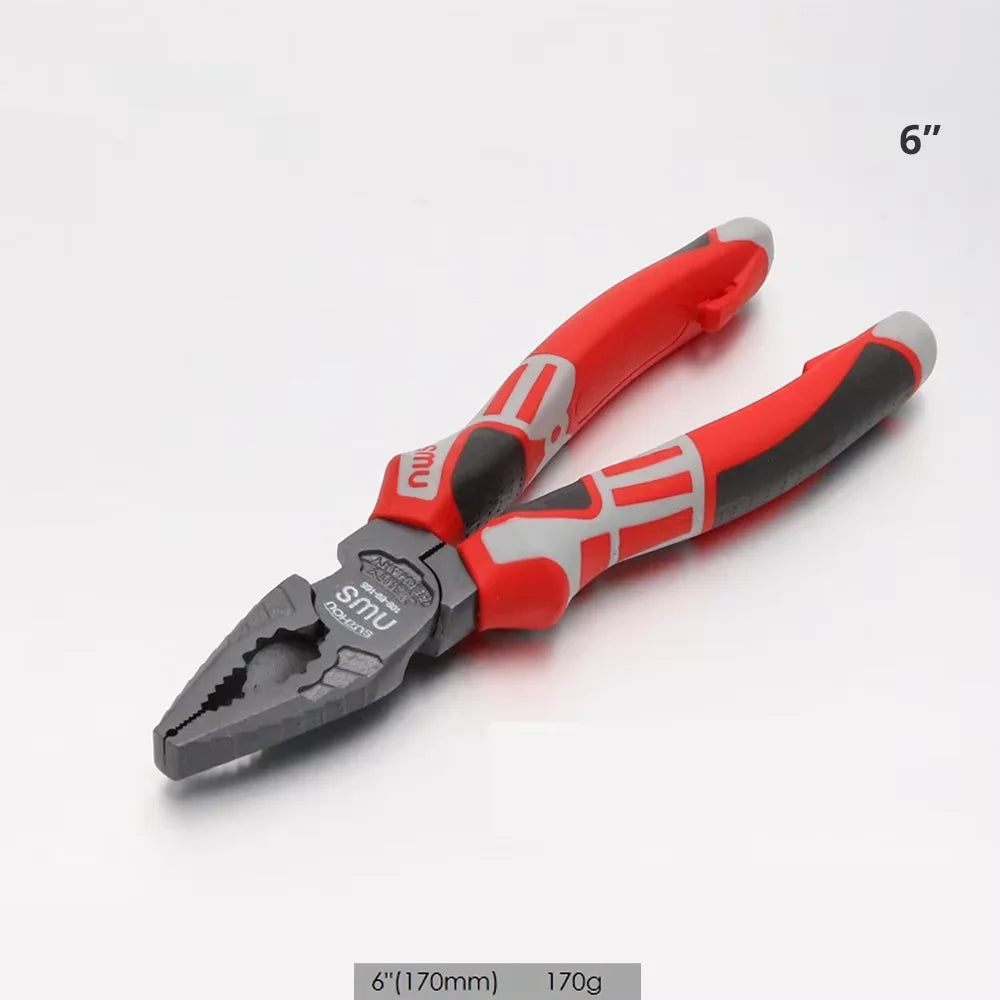 Cr-V Steel Wire Cutter Pliers - 6-8 Inch, Sharp, Professional & DIY Hand Tool