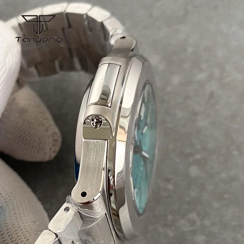 Tandorio Square Automatic Watch - Sapphire, Lume, NH35