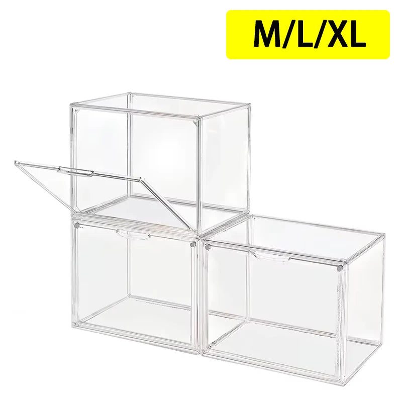 Large Capacity Clear Acrylic Organizer Box for Figures, Blind Boxes & Makeup