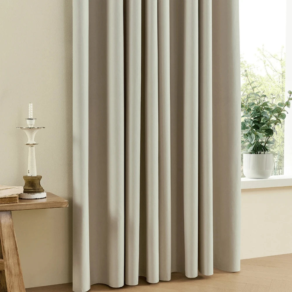 Modern Blackout Curtain - Thermal & Noise Reducing | Home Comfort