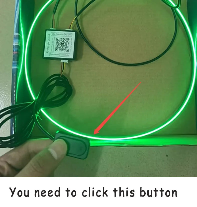 RGB LED Car Ambient Light Kit - APP Control Streamer Atmosphere Lamp