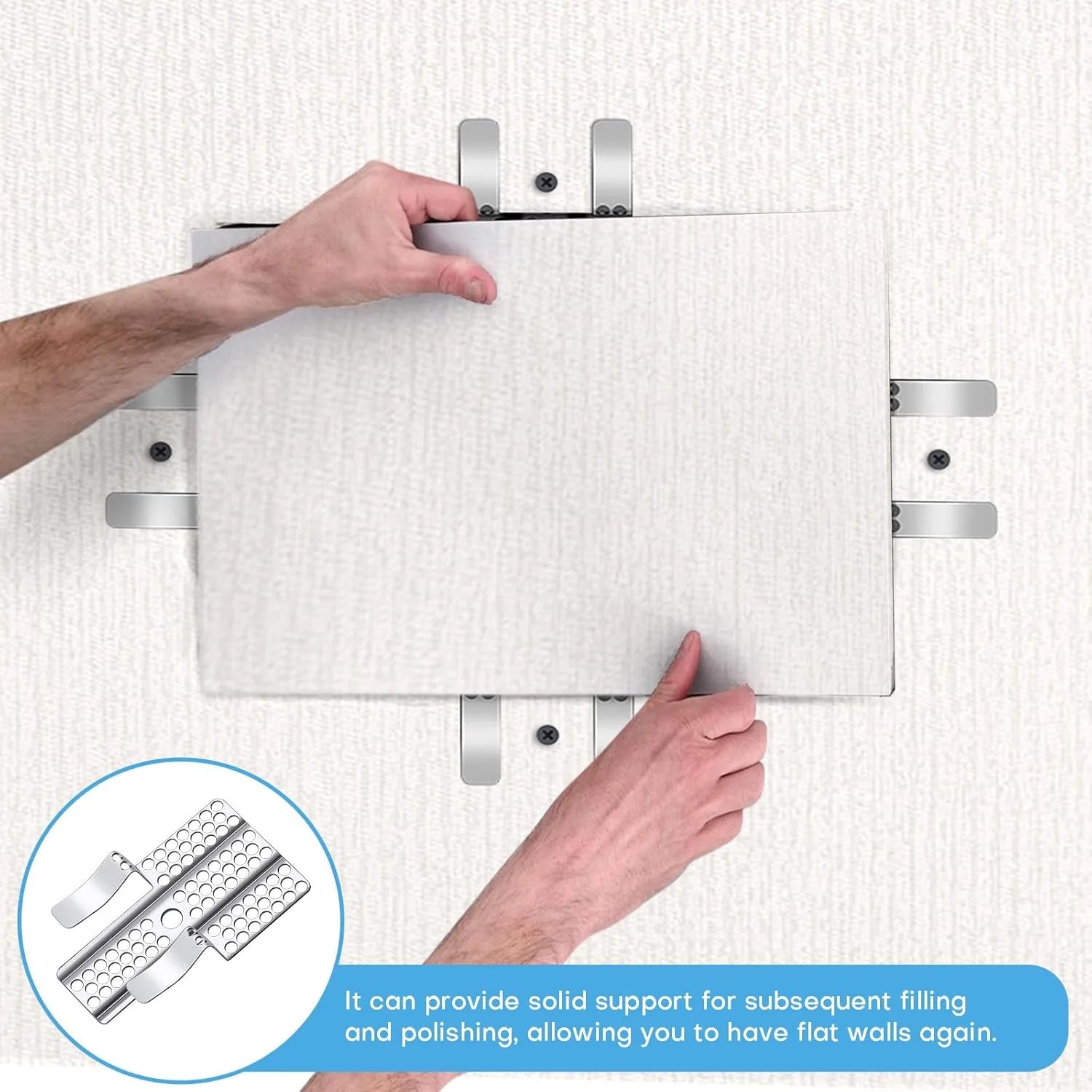 Heavy-Duty Drywall Repair Clips Kit - 10/20 Pcs with Screws for Wood & Steel Studs