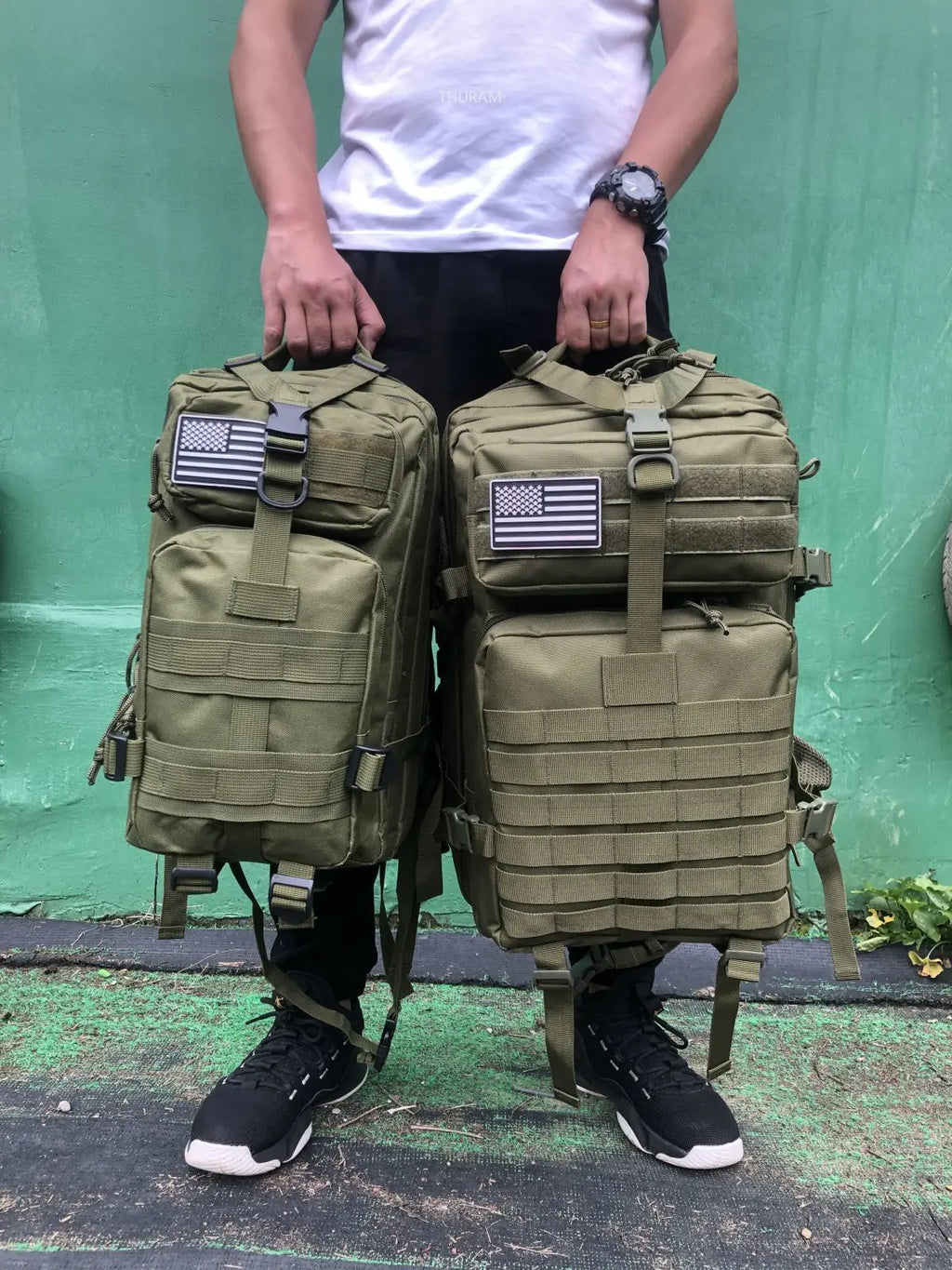 Thuram 1000D Waterproof Tactical Rucksack for Hiking & Camping