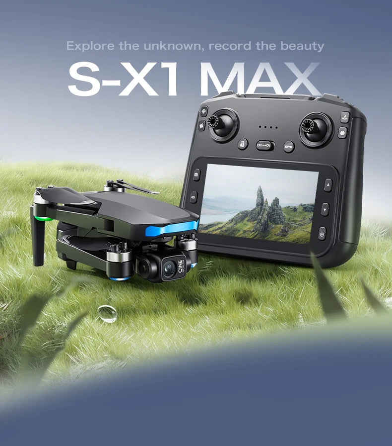 S-X1 MAX GPS Drone with 4K Camera & 3-axis Gimbal | Max Flight