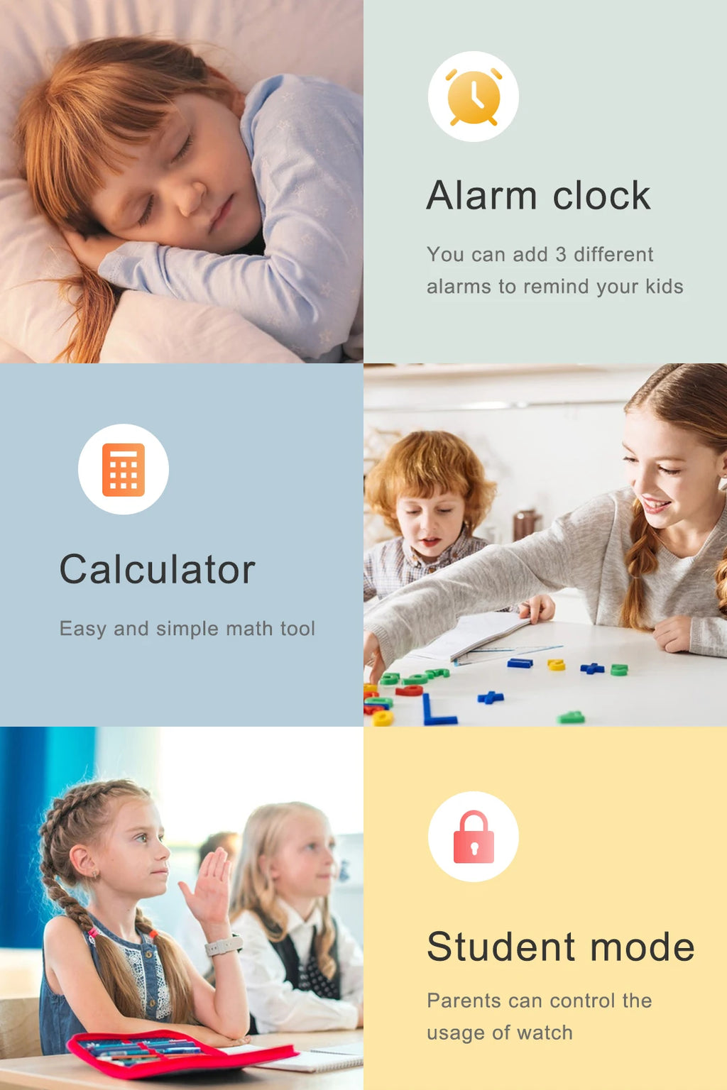 Vabena Kids Smart Watch 4G GPS Video Call SOS - Child Phone Watch