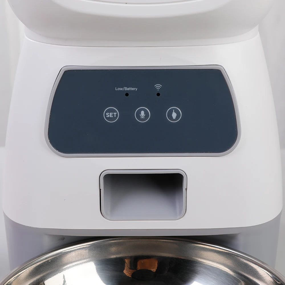 ZYfeeder WiFi Automatic Cat Feeder - Swirl Slow-Feed Dispenser