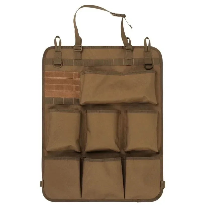 Tactical Camo Car Seat Organizer | Durable Backseat Storage Bag