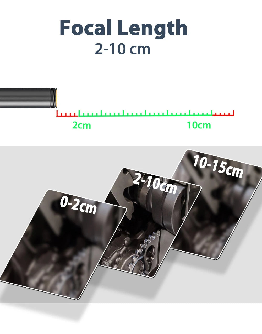 KERUI 2MP Industrial Endoscope Camera for iPhone - Single/Dual Lens Waterproof Inspection Borescope Type C