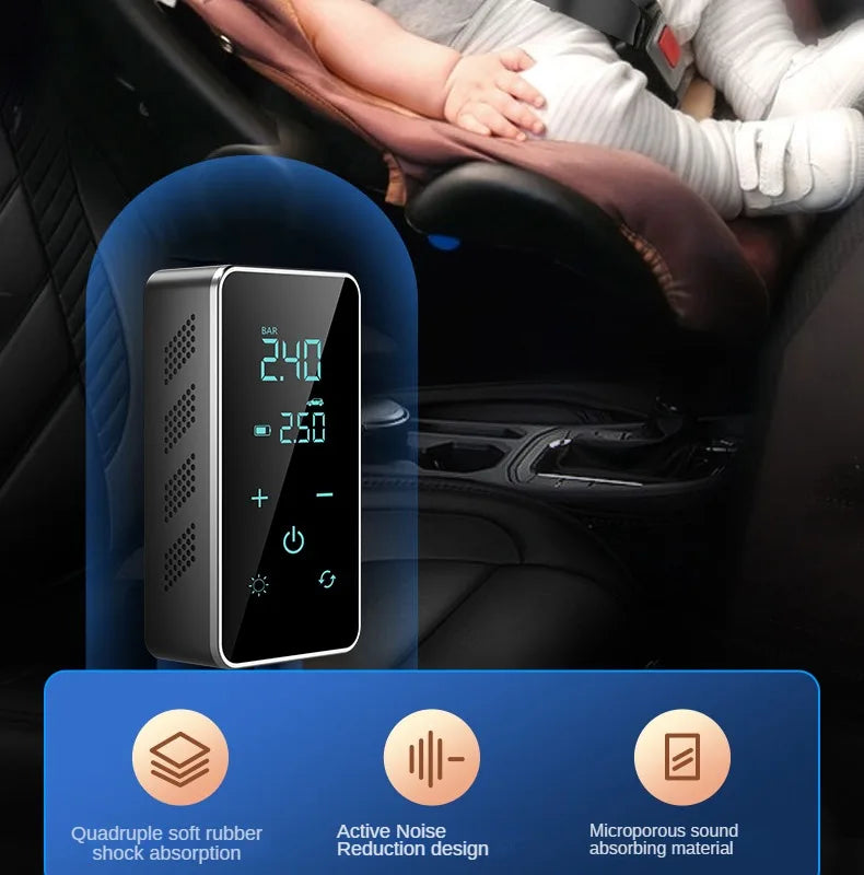 Portable Wireless 150psi Tire Inflator with Digital Display