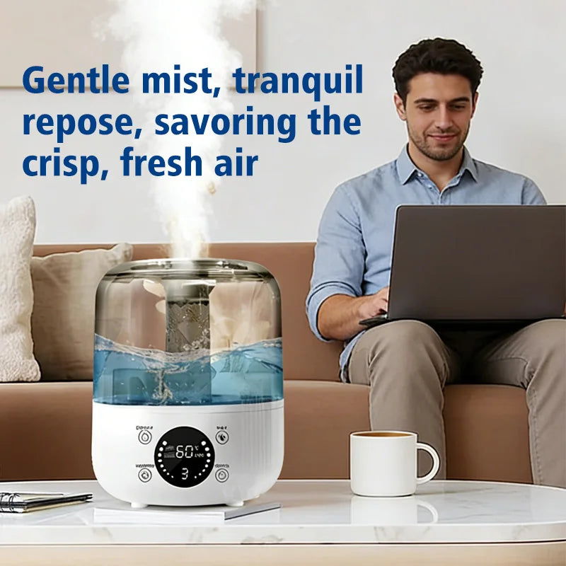 JFBONIN Dual Mist Essential Oil Humidifier for Home & Office