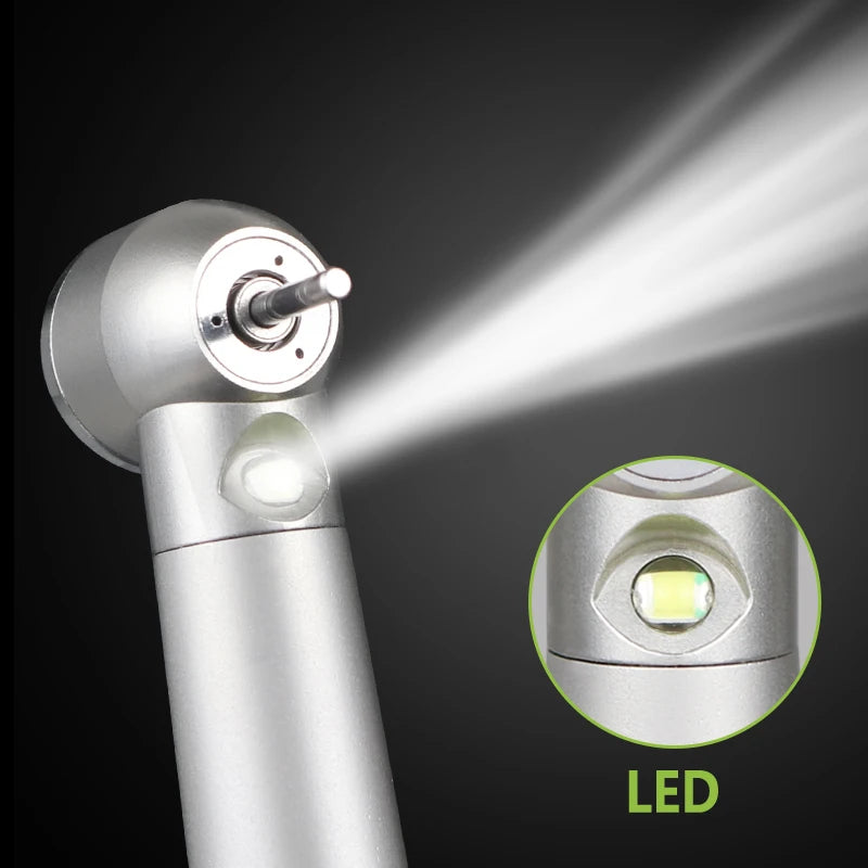 Vabena LED High-Speed Dental Handpiece | E-Generator Push Button Turbine