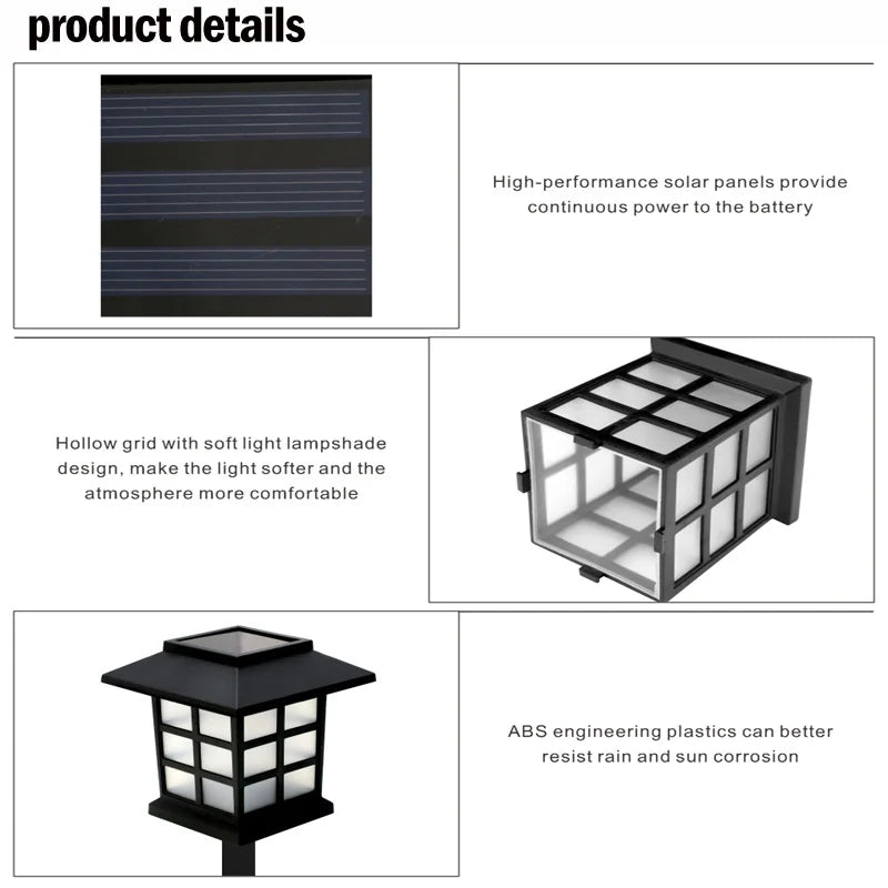Solar Pathway Lights 8-Pack | Outdoor Waterproof Garden Decor