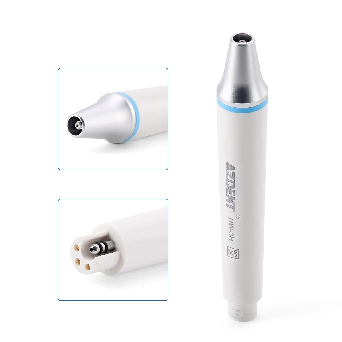 AZDENT Dental Ultrasonic Piezo Scaler Handpiece – 135° Sterilizable, Compatible with SATELEC, DTE, WOODPECKER, EMS, VRN
