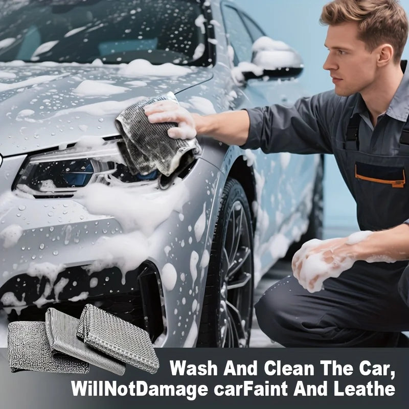 11-Piece Microfiber Car Cleaning & Detailing Kit - Scratch Removal
