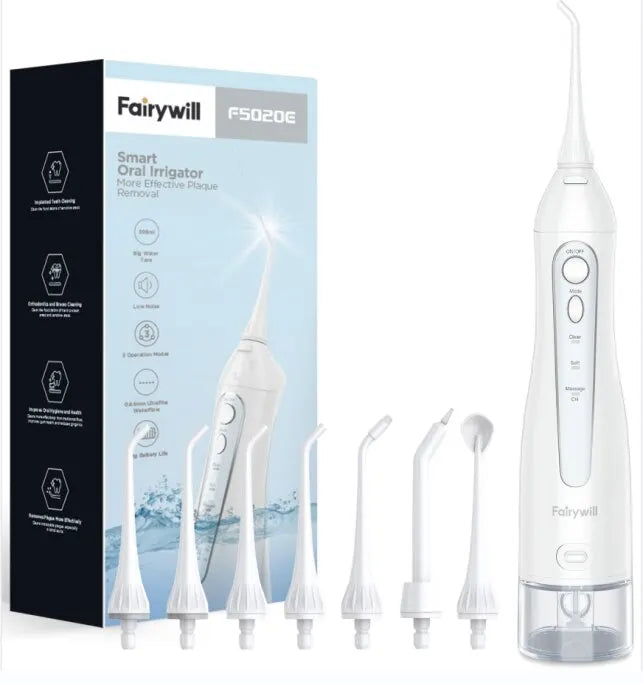 Fairywill Water Flosser - Rechargeable Portable Oral Irrigator