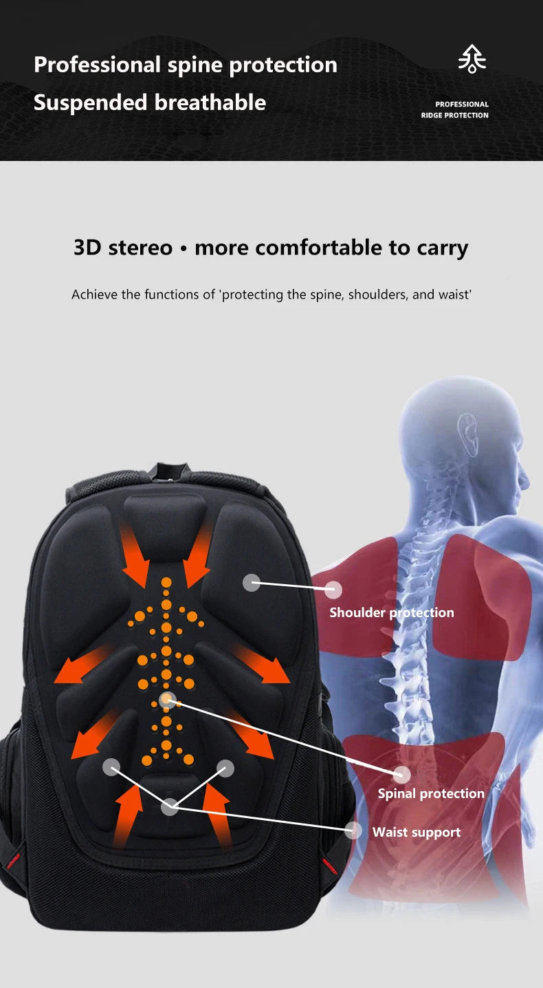 Vabena 2026 Waterproof Laptop Backpack - 17/20 Inch Travel & Everyday Rucksack for Men & Women