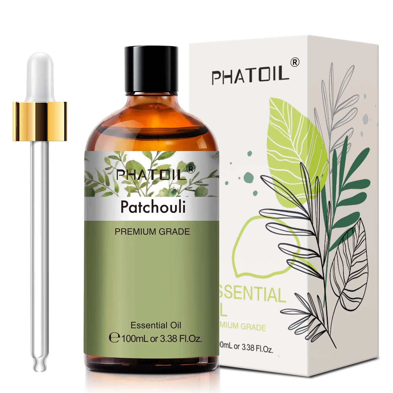 PHATOIL Premium Essential Oil Blend - Sandalwood, Lavender, Eucalyptus, Peppermint