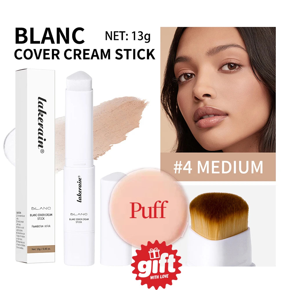 Lakerain Color Changing Foundation Stick - Full Coverage Matte